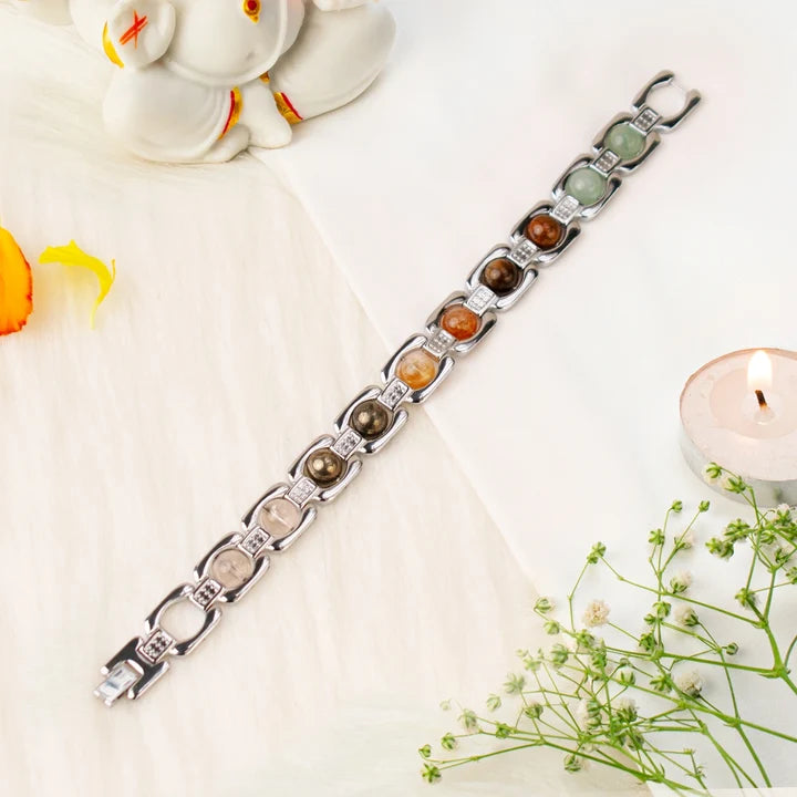 Metal Dhan Yog Bracelet - Silver